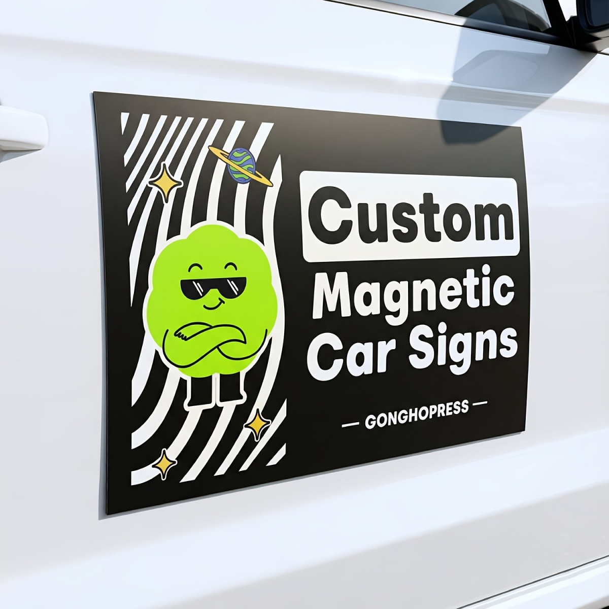 Halloween Party Supplies - カスタマイズ可能な磁気カーステッカー—車両広告や装飾に最適；独自のカスタムデザインに対応します。