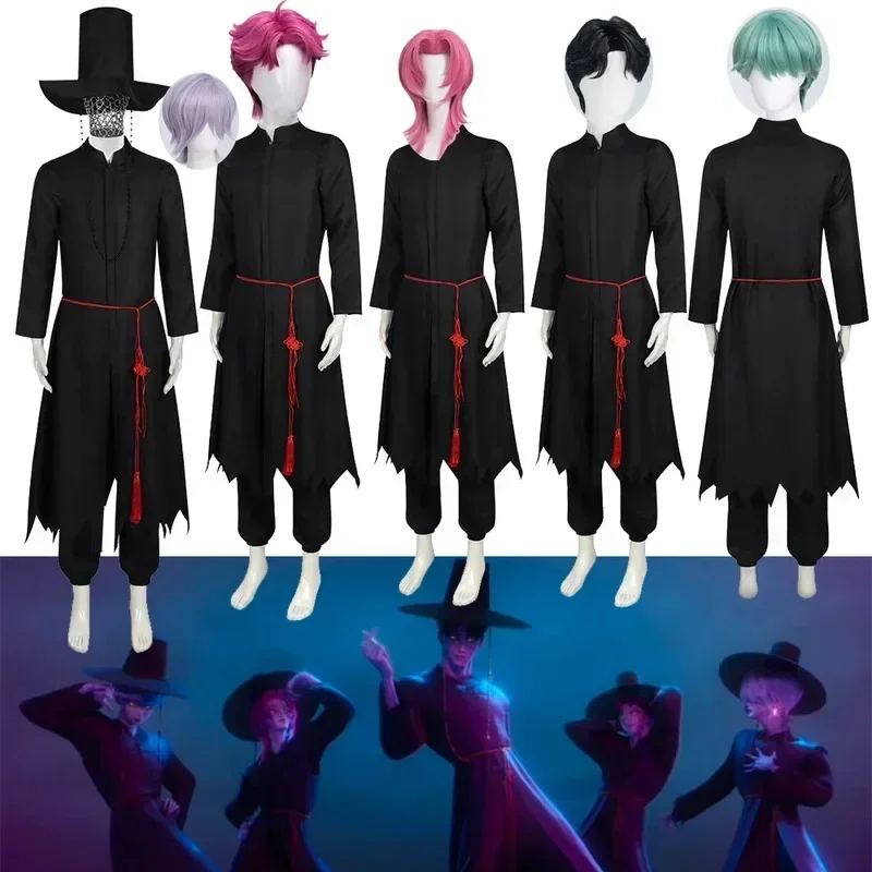 Halloween Costume Kids - アニメ映画ボーイズロールプレイ小道具パーティーコスプレセット K-POPボーイズジヌハロウィンパーティーコスプレコミック展示会コスチューム衣装