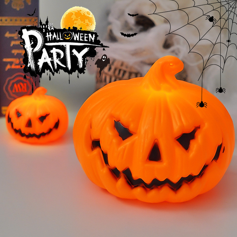 Halloween Pumpkin Decor Led - ハロウィン LED カボチャランプ装飾品ホラー雰囲気子供のおもちゃ 2026 ハロウィンパーティーホームデコレーション装飾用品