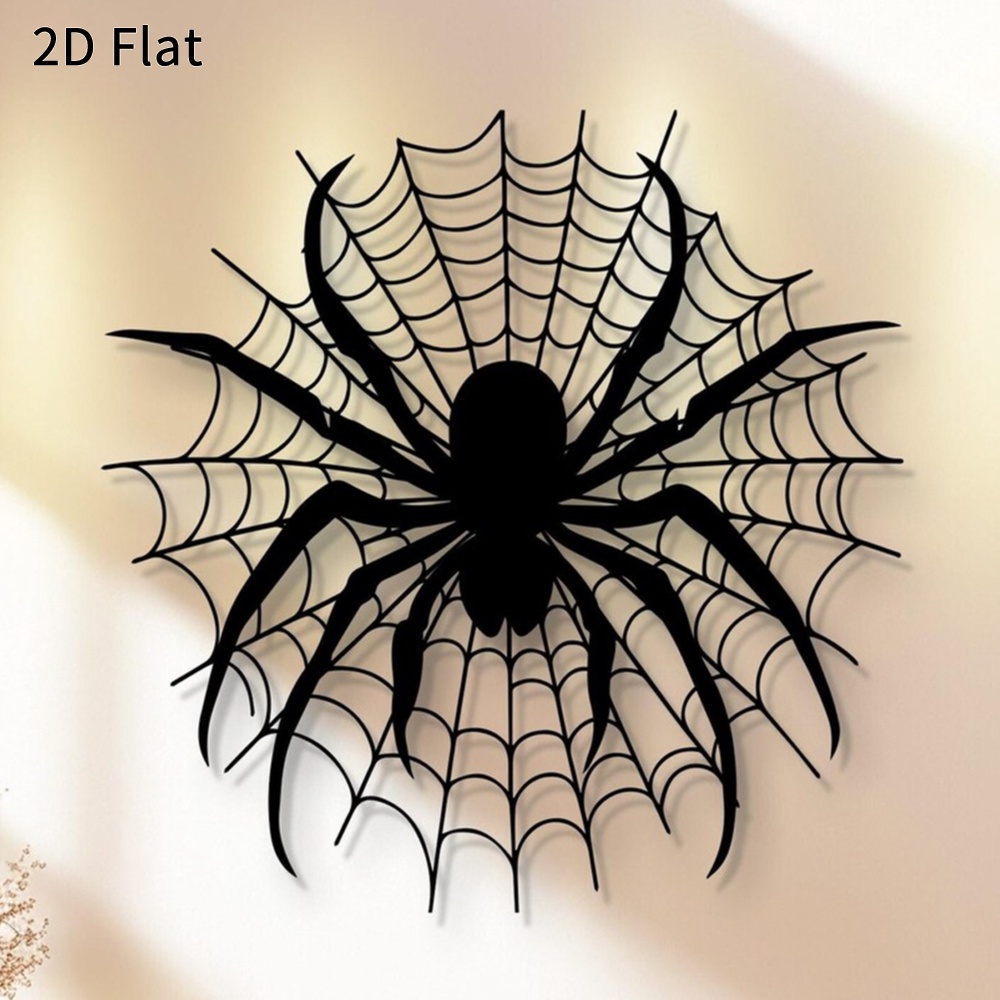 HELLOYOUNG ハロウィーンの不気味な蜘蛛の壁飾り、2 - Spider Web Halloween Decoration のレビューと価格