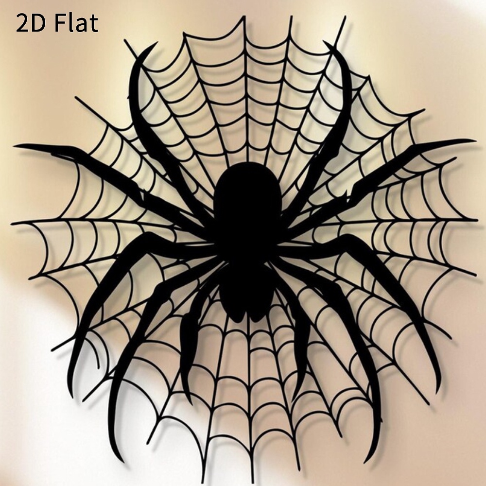HELLOYOUNG ハロウィーンの不気味な蜘蛛の壁飾り、2 - Spider Web Halloween Decoration のレビューと価格