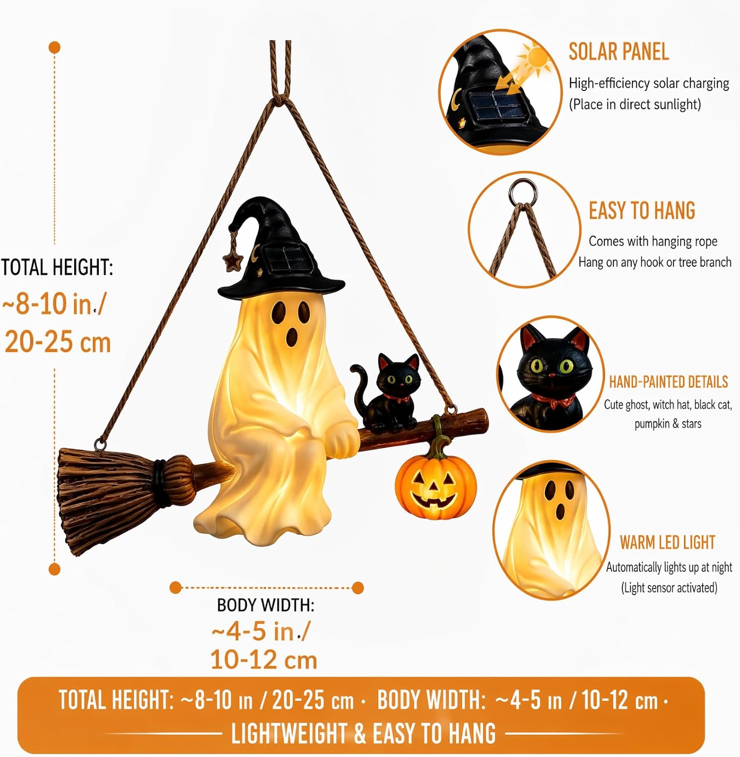 太陽光を模したお化けのシャンデリア、ハロウィーンのランタン、 - Pumpkin Lantern Halloween のレビューと価格