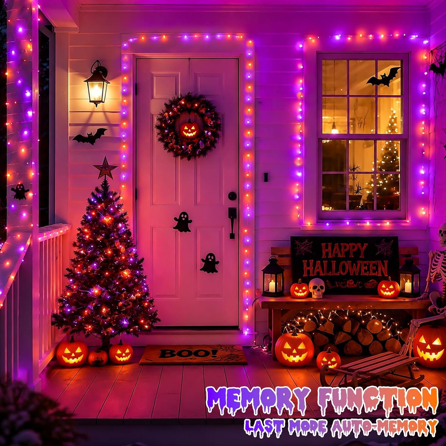 ハロウィン LED ソーラー銅線ストリングライト屋外防水オレ - Halloween Led String Lights Orange のレビューと価格