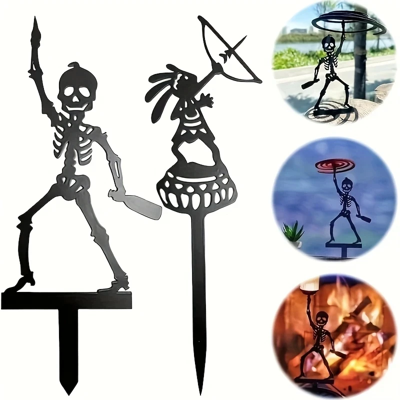 【メタルアーチェリースタンド】ポータブルメタルスケルトンアー - Halloween Skeleton Decoration のレビューと価格