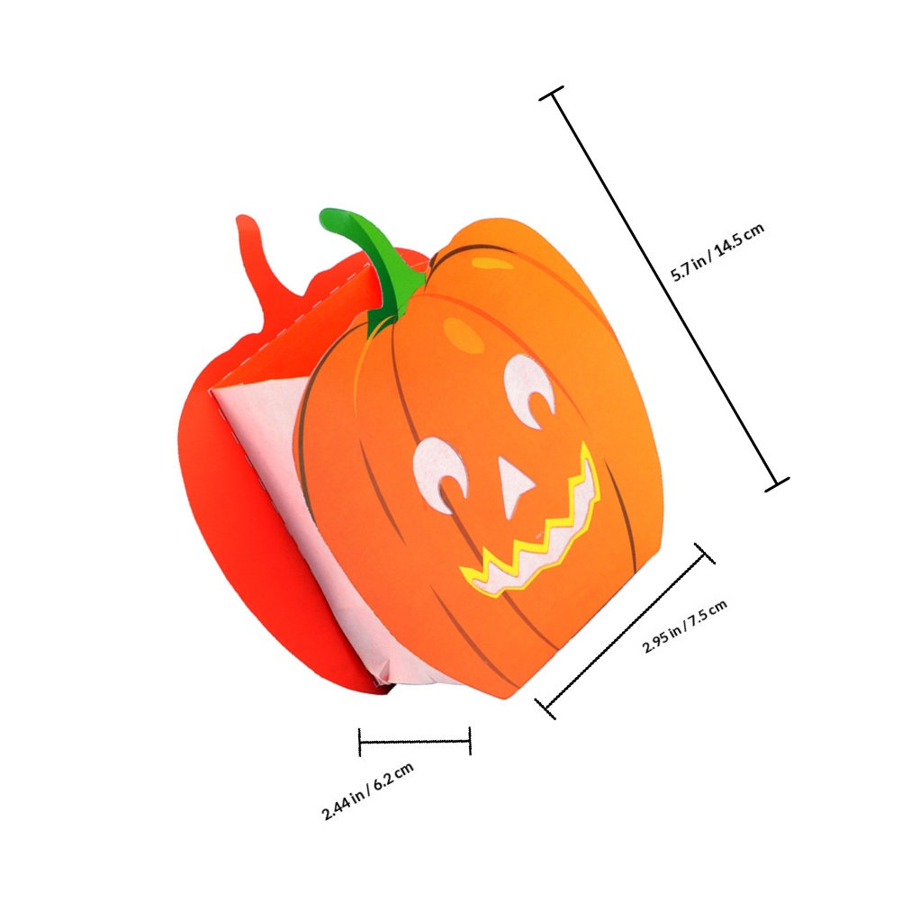 12個入り、装飾用バッグ、カボチャ型、くり抜き加工、難燃性紙 - Halloween Pumpkin Decor Led のレビューと価格