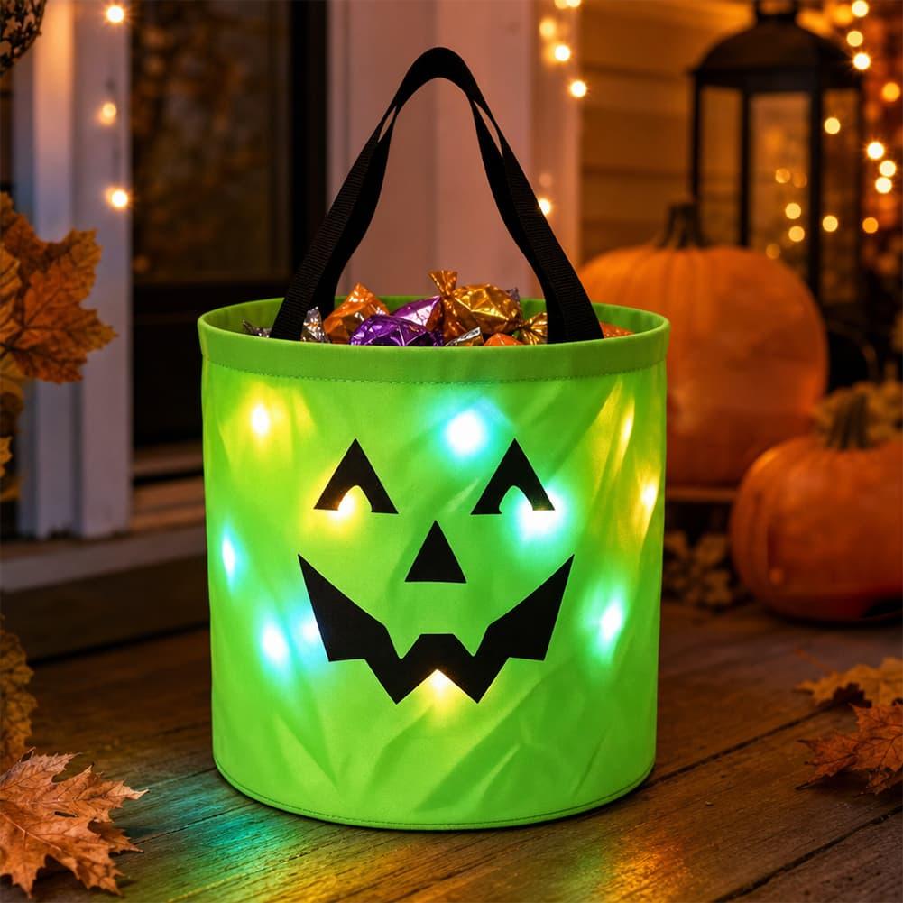 ハロウィーンの「トリック・オア・トリート」パーティー用、光る - Halloween Pumpkin Decor Led のレビューと価格