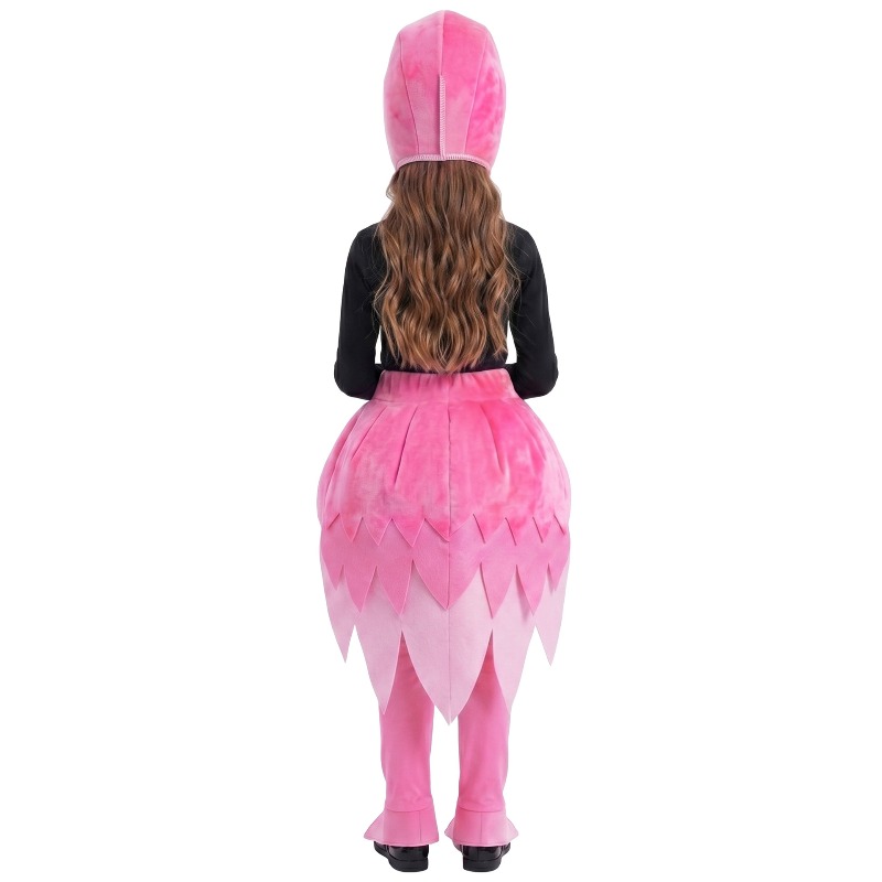 動物ピンクフラミンゴコスプレスーツ男の子女の子ハロウィン漫画 - Halloween Costume Kids のレビューと価格