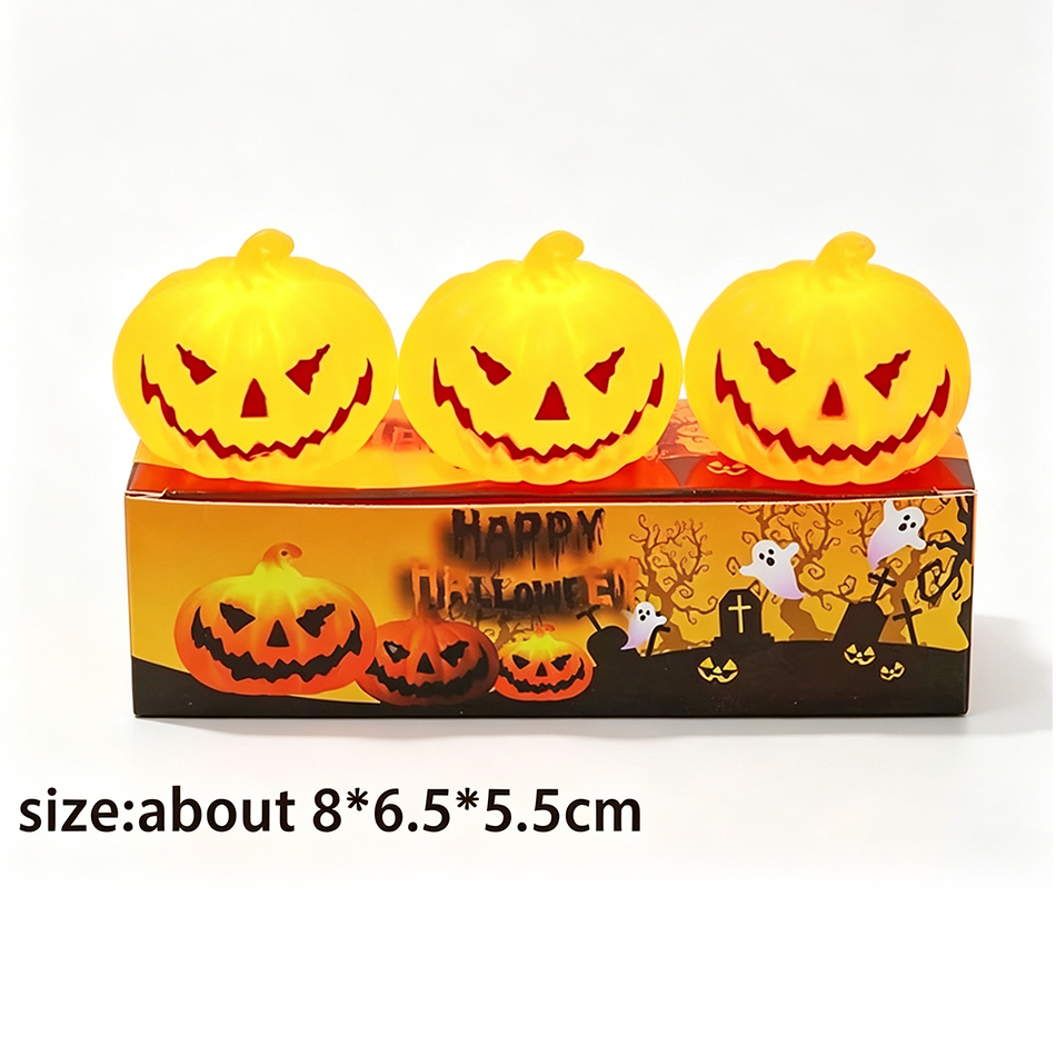 LEDかぼちゃランプ、暖色系の光、ハロウィーンのテーブルデコ - Pumpkin Lantern Halloween のレビューと価格