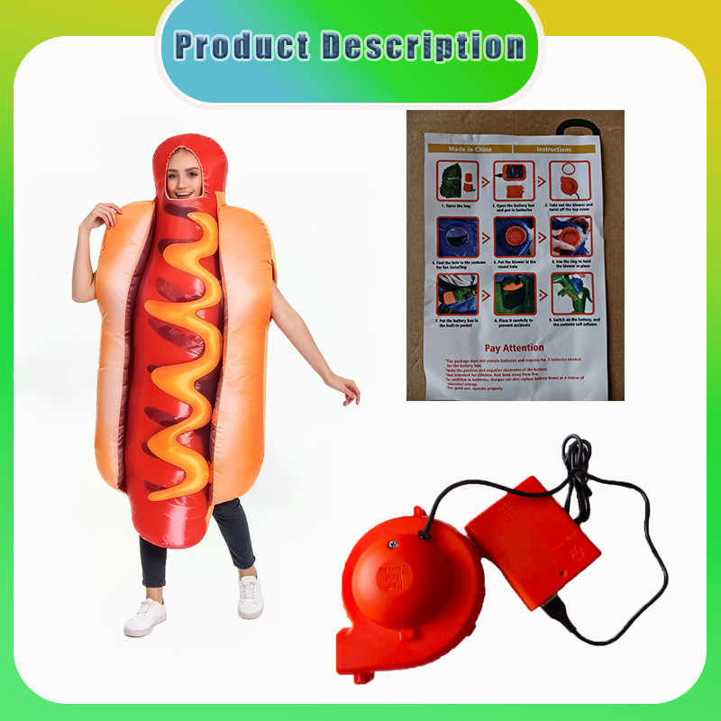 大人用ホットドッグコスチューム、面白い食べ物をモチーフにした - Halloween Costume Adult のレビューと価格